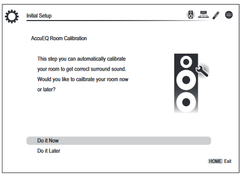 Onkyo - TX-NR636 - Calibration de pièce AccuEQ - Étape 1 Calibration de pièce AccuEQ - Étape 1
