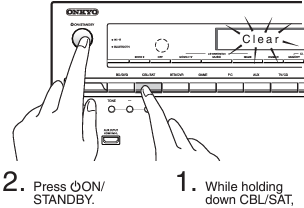 Onkyo - TX-NR636 - Comment réinitialiser Comment réinitialiser