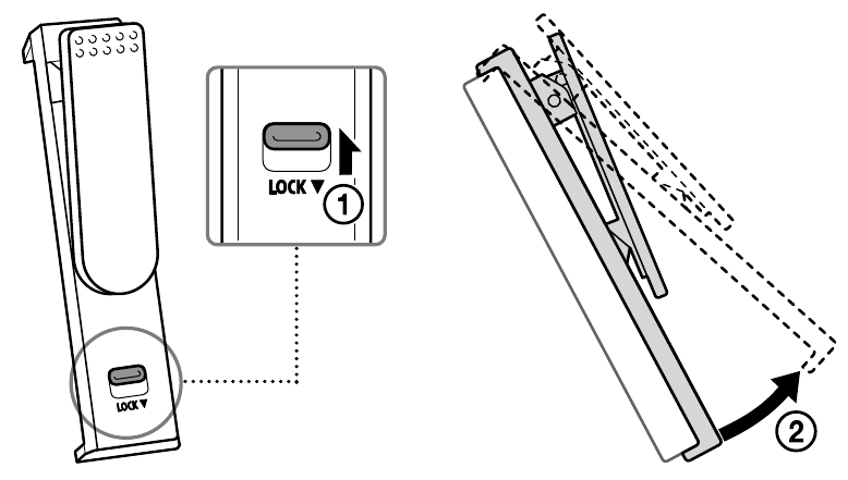 Sony - RMT-NWS20 - Comment retirer la fixation clip Comment retirer la fixation clip