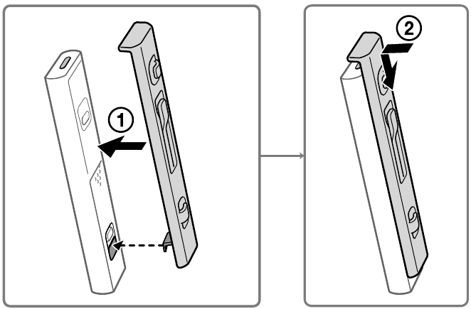 Sony - RMT-NWS20 - Comment installer la fixation pour câble Comment installer la fixation pour câble