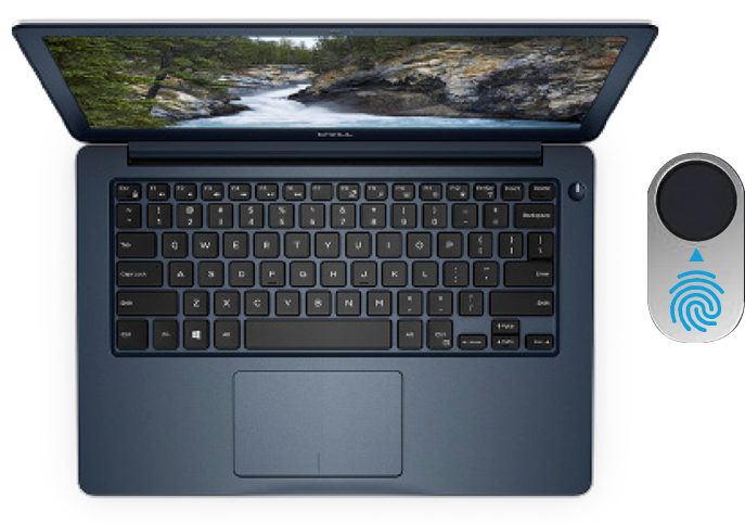 Dell - Vostro 5370 P87G - Un lecteur d'empreintes digitales intuitif (achat optionnel) Un lecteur d'empreintes digitales intuitif (achat optionnel)