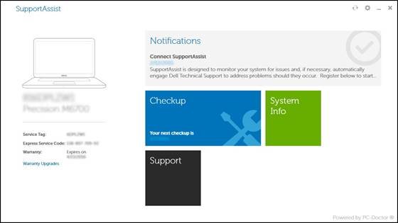 Localisez les applications Dell dans Windows