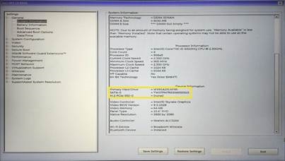 Identification du disque dur dans le BIOS