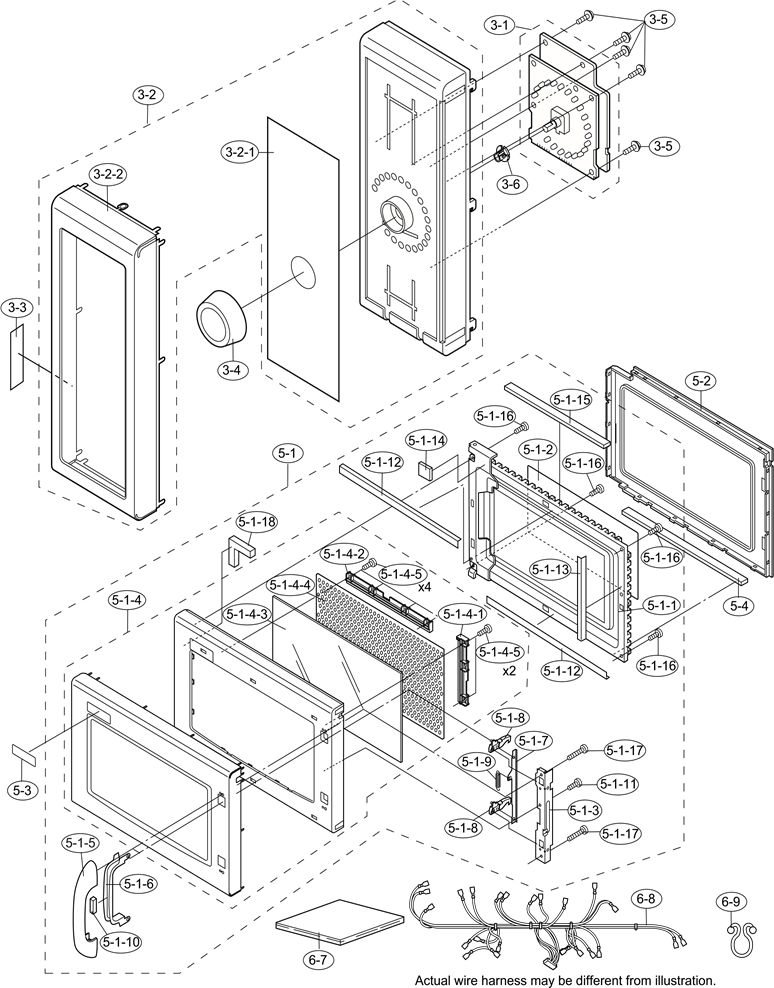 PI&Egrave;CES DE LA PORTE ET DU PANNEAU DE COMMANDE - Partie 1