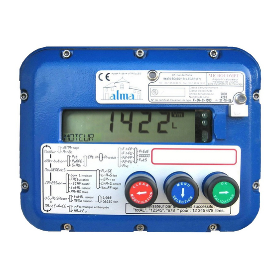 Alma MICROCOMPT+ Manuels