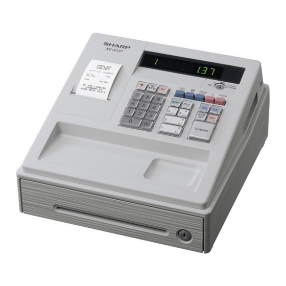Sharp XE-A137 Manuels