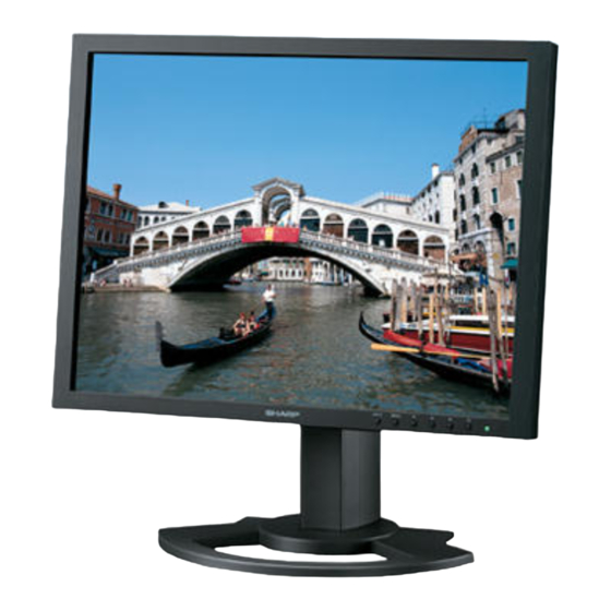 Sharp LL-T2015 Manuels