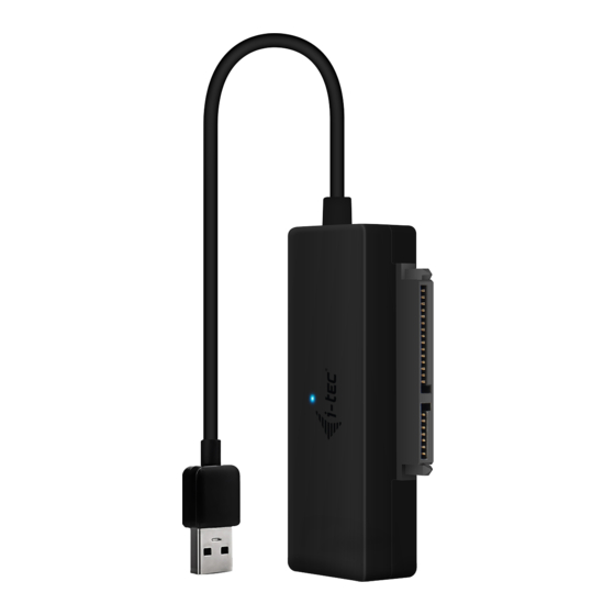 i-tec USB3STADA Manuels