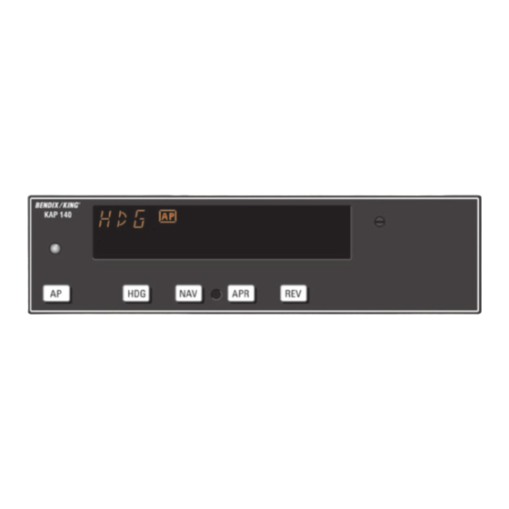 HONEYWELL KAP 140 NOTICE D'UTILISATION Télécharger le Pdf | ManualsLib