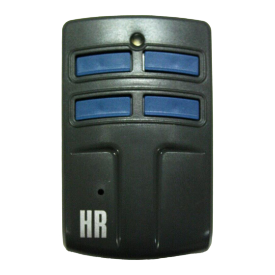 HR MATIC MULTI 2 GUIDE DE PROGRAMMATION Télécharger le Pdf | ManualsLib