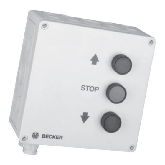 Becker S50II Manuels