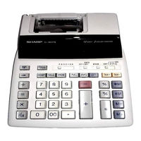 Sharp EL-1801PIII Manuel De L'utilisateur