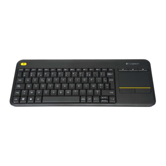 LOGITECH K400 PLUS NOIR GUIDE RAPIDE Télécharger le Pdf | ManualsLib