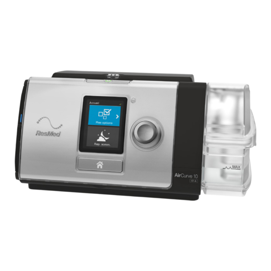 RESMED AIRCURVE 10 ST-A GUIDE CLINIQUE Télécharger le Pdf | ManualsLib