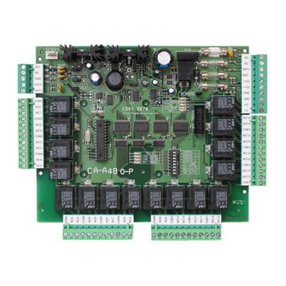 CDVI CAA480ANB Manuels