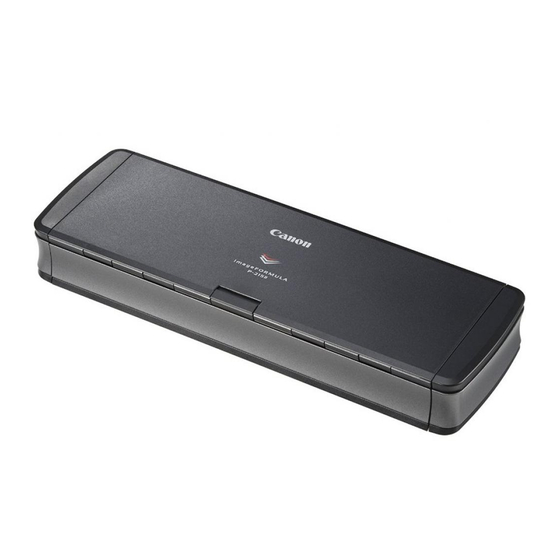 Canon IMAGEFORMULA P-215 Manuels