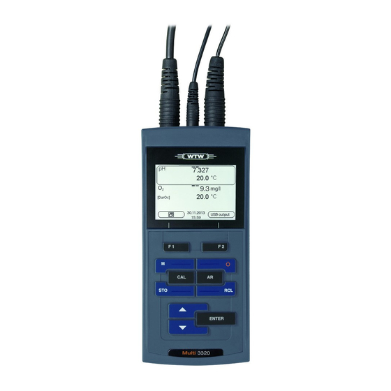 wtw Multi 3320 Manuels