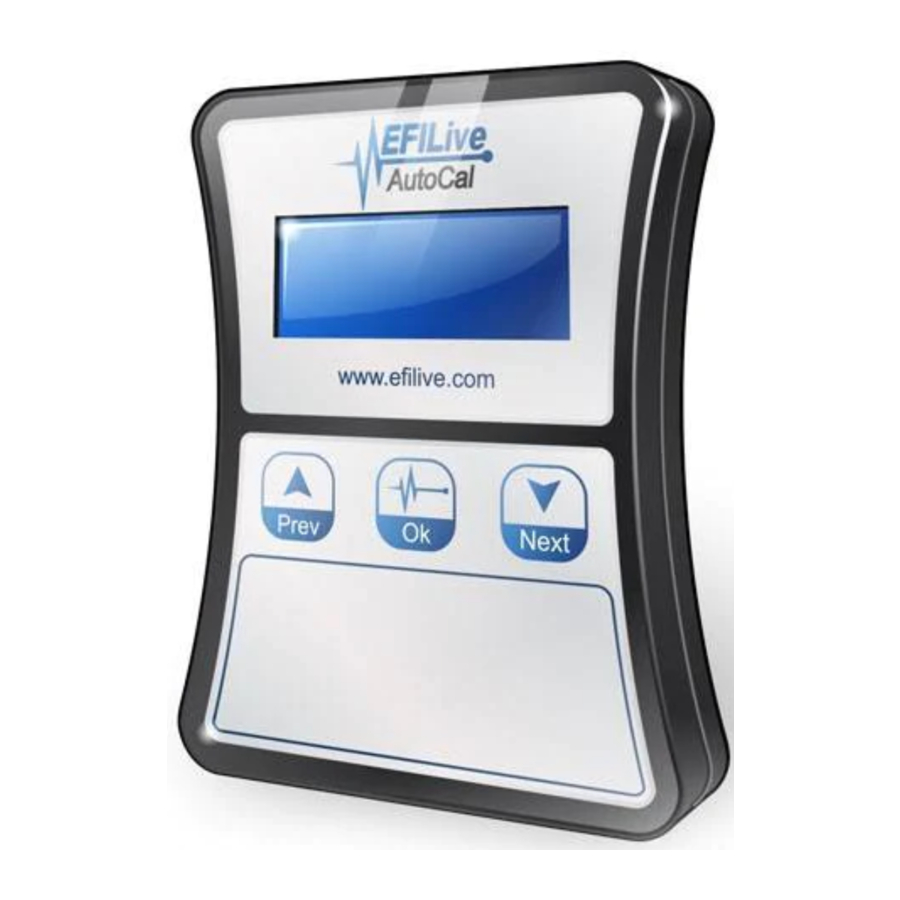 Autocal Ff Manuel EFILive AutoCal | ManualsLib