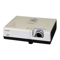 Sharp Notevision PG-D2500X Mode D'emploi
