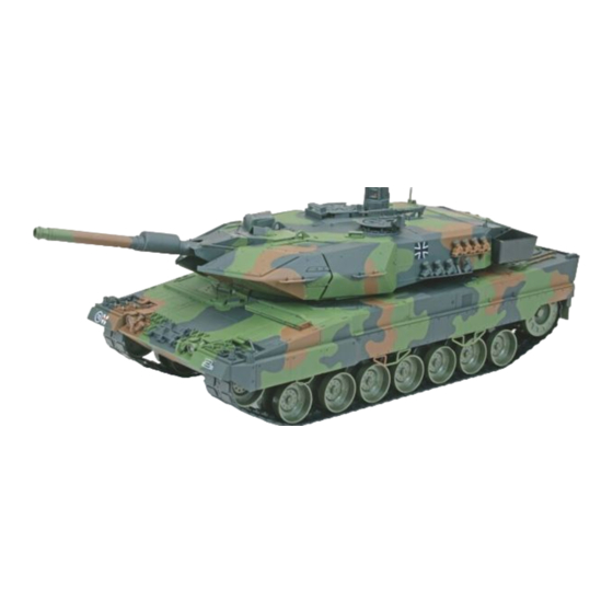 GRAUPNER JUNIOR LINE LEOPARD 2A5 Manuels