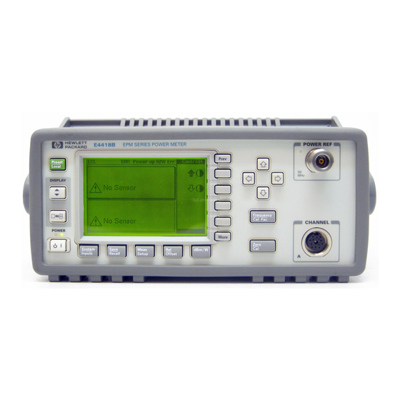 Agilent Technologies E4418B Manuels