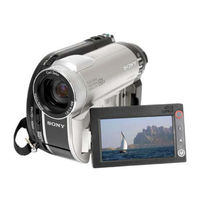Sony DCR-DVD150 Mode D'emploi