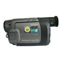 Sony video Hi8 Handycam Mode D'emploi
