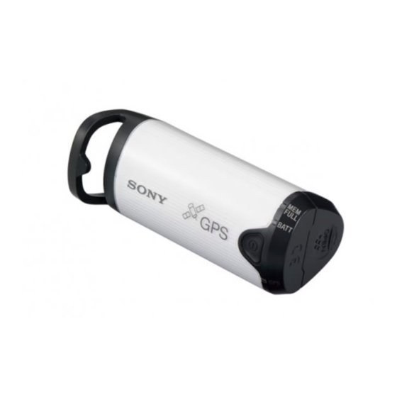 Sony GPS-CS1KA Manuels