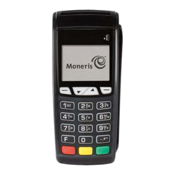 MONERIS ICT250 UTILISATION Télécharger le Pdf | ManualsLib