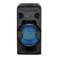 Sony MHC-V11 Mode D'emploi