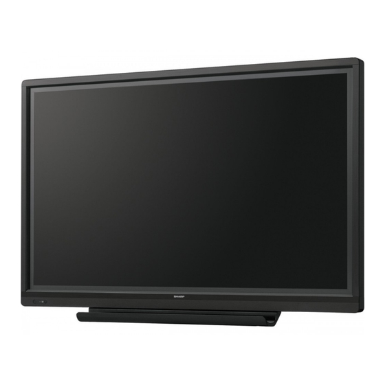 Sharp PN-70TW3 Manuels