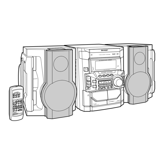 Sharp CD-BK300W Manuels